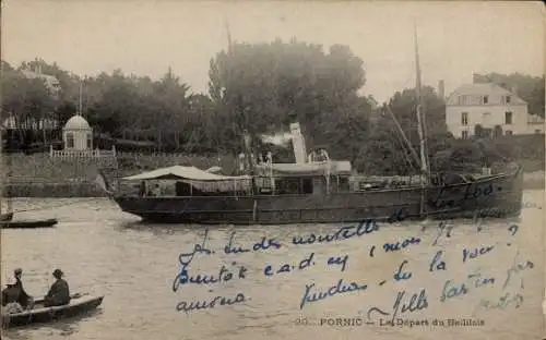 Ak Pornic Loire Atlantique, Schiff Bellilois