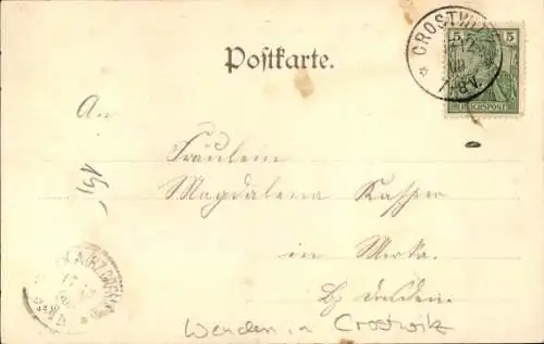 Ak Crostwitz in der Oberlausitz, Historisches Fest, Reiter