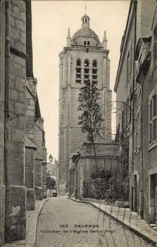 CPA Orléans Loiret, Clocher de l'Eglise Saint Paul