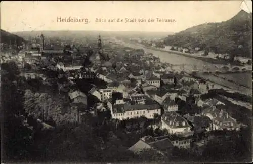 Ak Heidelberg am Neckar, Gesamtansicht