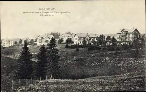 Ak Oberhof im Thüringer Wald, Blick auf eine Wohnsiedlung