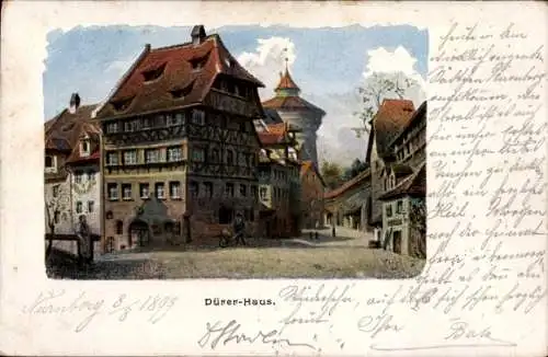 Ak Nürnberg in Mittelfranken, Dürer-Haus