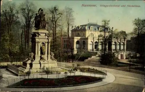 Ak Hannover, Kriegerdenkmal, Neueshaus