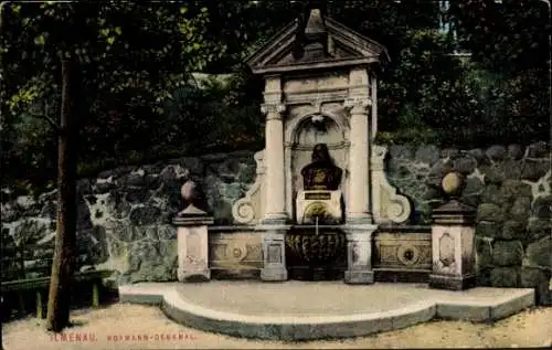 Ak Ilmenau in Thüringen, Friedrich Hofmann Denkmal