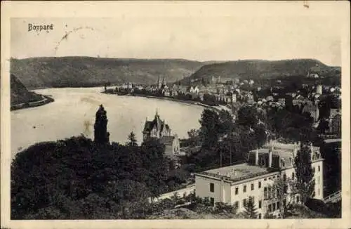 Ak Boppard am Rhein, Gesamtansicht