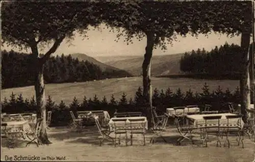 Künstler Ak Gehlberg in Thüringen, Berghotel Schmücke