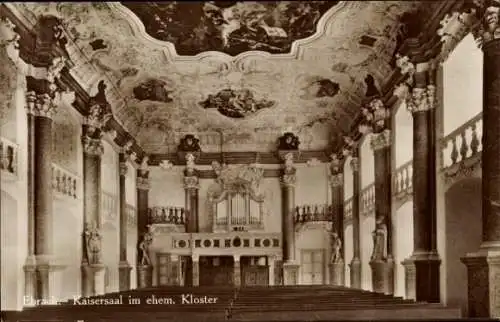 Ak Ebrach im Steigerwald Oberfranken, Kaisersaal im ehem. Kloster