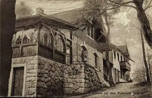 Ak Zell im Fichtelgebirge, Großer Waldstein, Waldhaus
