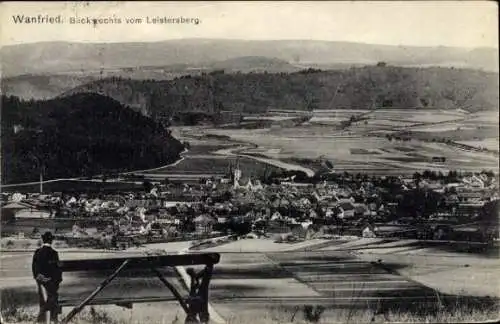 Ak Wanfried an der Werra Hessen, Blick vom Leistersberg