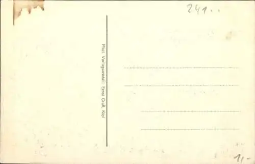 Ak Ostseebad Laboe, Kurhaus, Strand mit Lesehalle, Segelboot