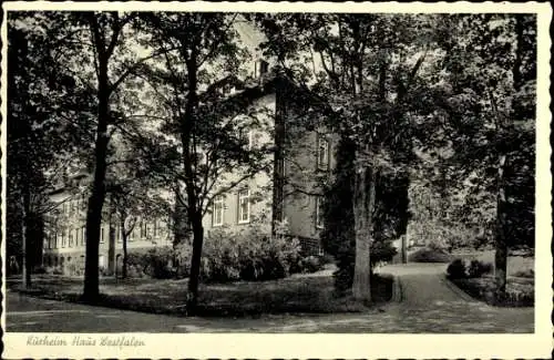 Ak Weilmünster im Taunus Hessen, Kurheim Haus Westfalen