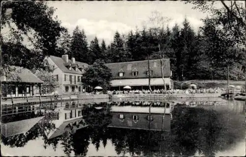 Ak Leopoldstal Horn Bad Meinberg im Kreis Lippe, Hotel Walsgaststätte Silbermühle, Inh. W. Schäfer