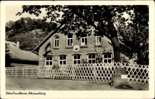 Ak Hessisch Oldendorf an der Weser, Schullandheim Schaumburg