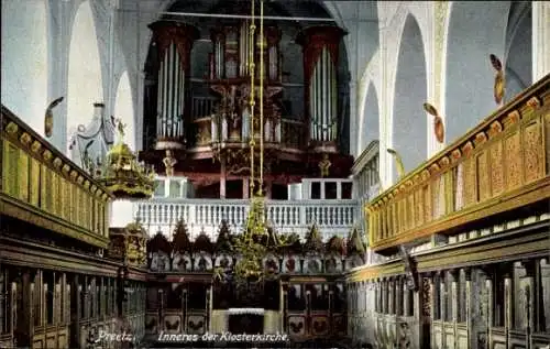 Ak Preetz in Holstein, Inneres der Klosterkirche