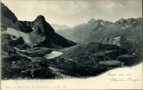 Ak Oberstdorf im Oberallgäu, Rappensee, Allgäuer Alpen