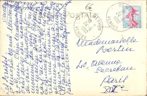 Ak Cherbourg Manche, 13  eine Ansicht, Gebäude, Baumreihe, Brücke