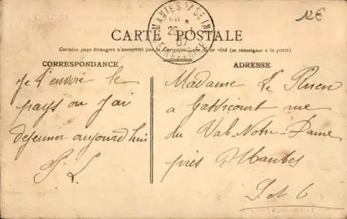 Ak Pre-en-Pail Mayenne, Grande Rue