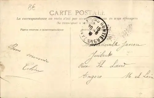 Ak Menil Mayenne, Schleuse