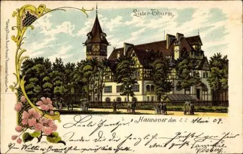 Litho List Hannover in Niedersachsen, Listerturm