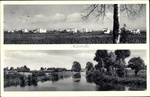 Ak Fehrbellin in Brandenburg, Panorama, Flusslauf