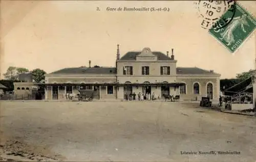 Ak Rambouillet Yvelines, Bahnhof