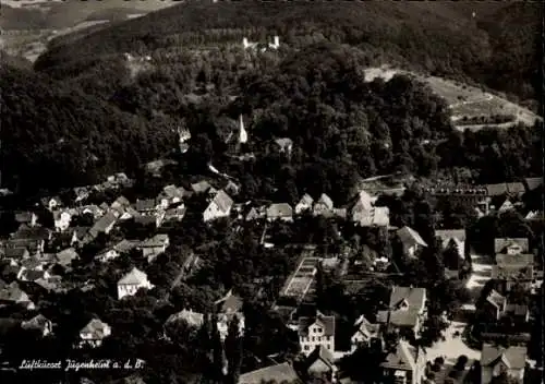Ak Jugenheim, Luftaufnahme
