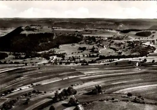 Ak Ochsenwang Bissingen an der Teck, Randecker Maar, Landschaftsaufnahme, Kraterruine, Kesselarti