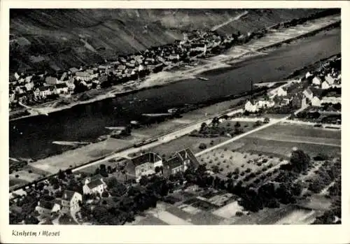 Ak Kinheim an der Mosel, Fliegeraufnahme