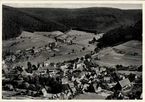 Ak Klosterreichenbach Baiersbronn im Schwarzwald, Fliegeraufnahme