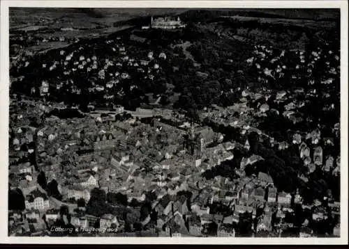 Ak Coburg in Oberfranken, Fliegeraufnahme
