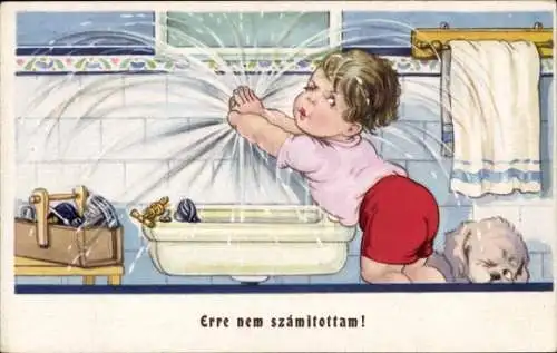 Künstler Ak Erre nem számitottam, Humor