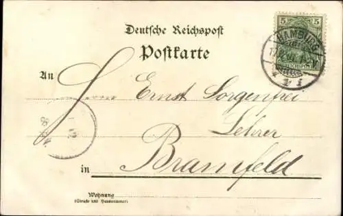 Künstler Ak Dampfer Pretoria, HAPAG