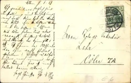 Ak Briefmarkensprache, Briefmarken, Gedicht