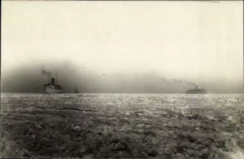Foto Ak Fähren Sassnitz Trelleborg, 1922