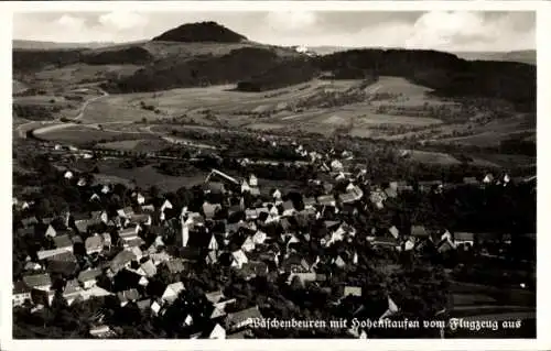 Ak Wäschenbeuren in Württemberg, Fliegeraufnahme