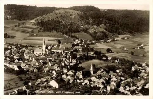 Ak Dietfurt an der Altmühl Oberpfalz, Fliegeraufnahme