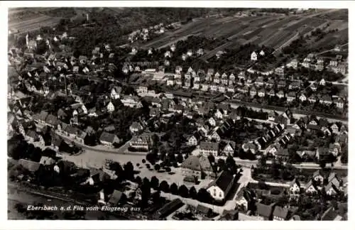 Ak Ebersbach an der Fils, Fliegeraufnahme