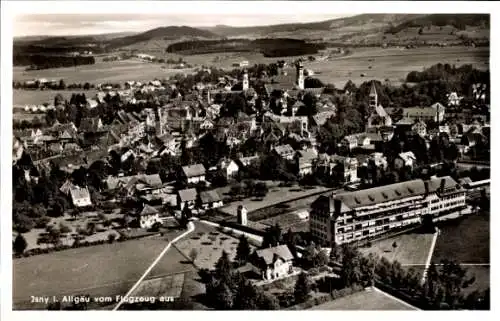 Ak Isny im Allgäu, Fliegeraufnahme