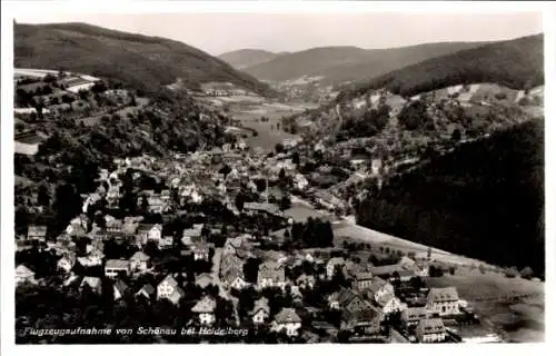 Ak Schönau bei Heidelberg Odenwald, Fliegeraufnahme