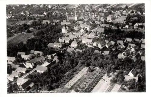 Ak Appenweier in Baden Schwarzwald, Fliegeraufnahme