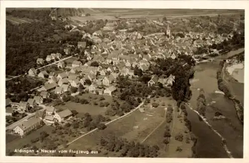 Ak Aldingen in Württemberg, Fliegeraufnahme