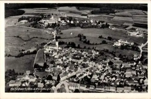 Ak Hohenwart in Oberbayern, Fliegeraufnahme