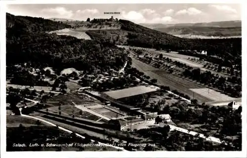 Ak Salach im Filstal, Fliegeraufnahme