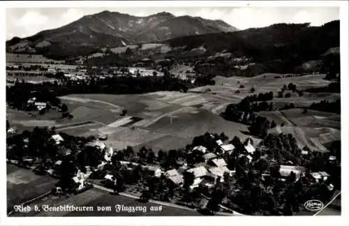 Ak Benediktbeuern in Oberbayern, Fliegeraufnahme