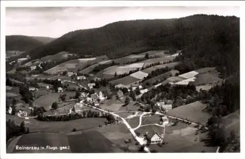 Ak Reinerzau Alpirsbach im Schwarzwald, Fliegeraufnahme