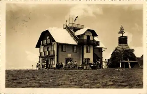 Ak Oberösterreich, Stifter's Gipfelhaus auf der Görlitzen