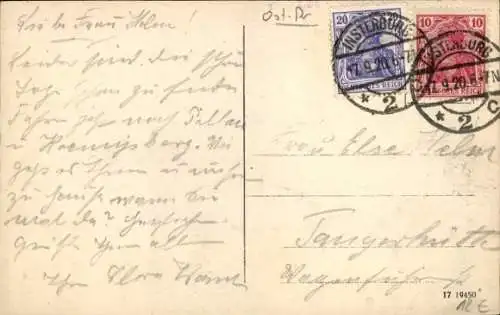 Ak Tschernjachowsk Insterburg Ostpreußen, Wiechert Straße, Ecke Luisenstraße