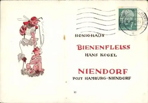 Ak Hamburg Eimsbüttel Niendorf, Hans Kogels Honighaus Bienenfleiss