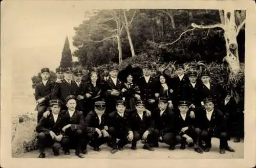 Studentika Foto Ak Studenten in Uniform, Gruppenbild