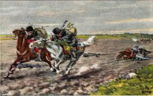 Künstler Ak Reich, Russische Kulturträger werden gebührend erledigt